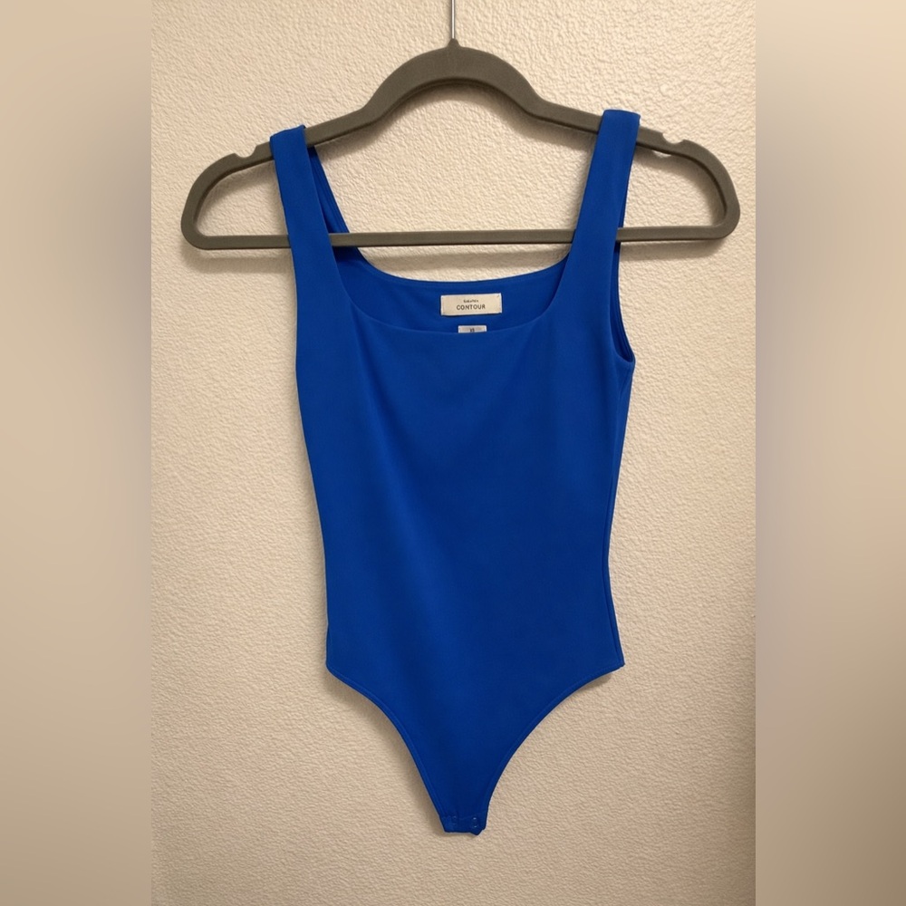 Aritzia Babaton Contour Square Neck Bodysuit – XS – Blue
